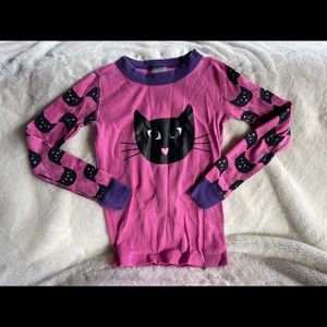 Hanna Andersson cat pajamas, 5T
